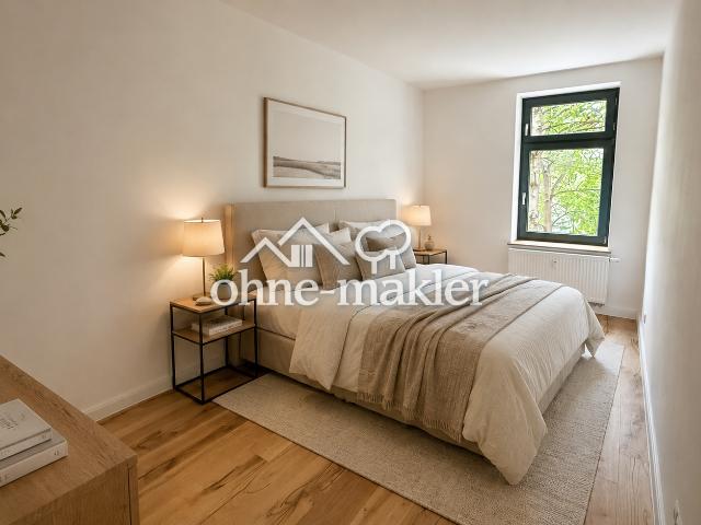 Frisch Modernisiert: 2 R Altbau in Leipzig Stötteritz | Provisionsfrei | 4% Rendite + 4,25% AfA