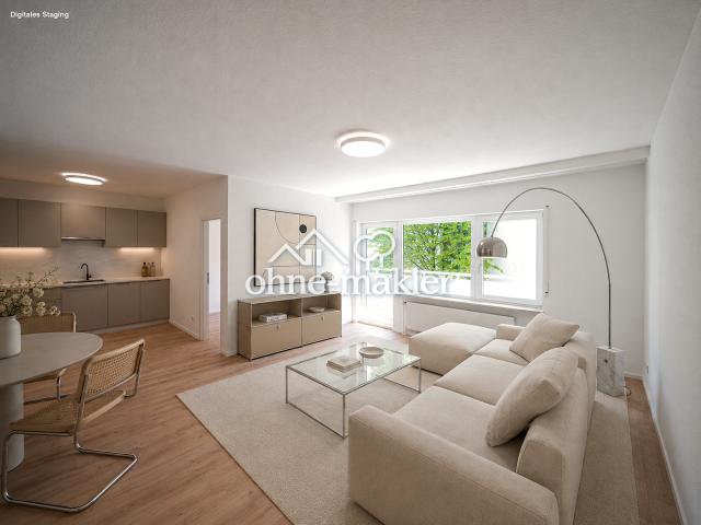Frisch saniert & bezugsbereit: Helle 3 Zimmer mit Balkon in Wiesbaden Biebrich