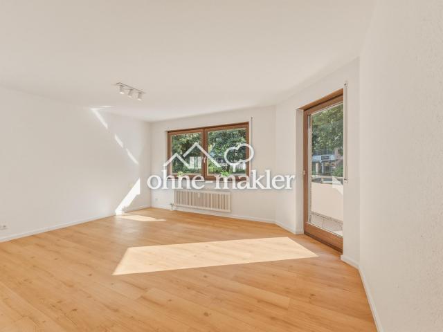 Frisch saniert & bezugsfertig: Lichtdurchflutete 3 Zimmer Wohnung mit Balkon und TG Stellplatz
