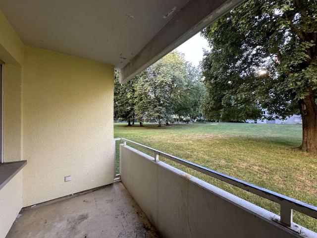 Frisch saniert im Erdgeschoss: 2 Zimmer mit Balkon