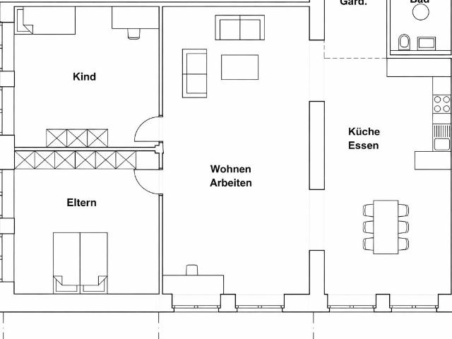 Frisch saniert: Stilvolle Wohnung mit Terrasse und Stellplatz