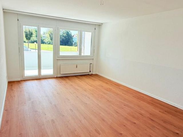 Frisch sanierte 3.5 Zimmer Wohnung mit gedecktem Balkon in Landschlacht am Bodensee