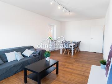 Frisch sanierte 3 ZKB DG Wohnung mit West Balkon, Bergblick & Stellplatz provisionsfrei