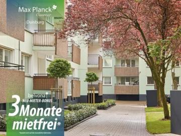 Frisch sanierte 3 Zimmer belvona Luxuswohnung in Marmor im Max Planck Quartier. 3 Monate mietfrei! Wohnungen Duisburg