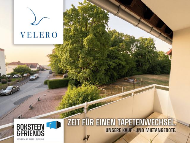 Frisch sanierte 3 Zimmer Wohnung mit Balkon und Gartenblick