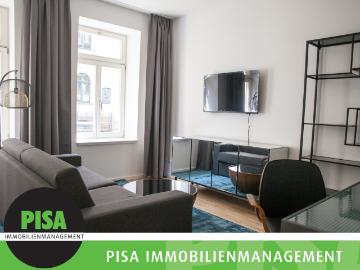 Frisch sanierte 3 Raumwohnung mit Einbauküche+ Möblierung möglich