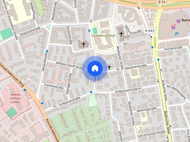 Frisch sanierte 2 Zimmer Wohnung in Stadtlage