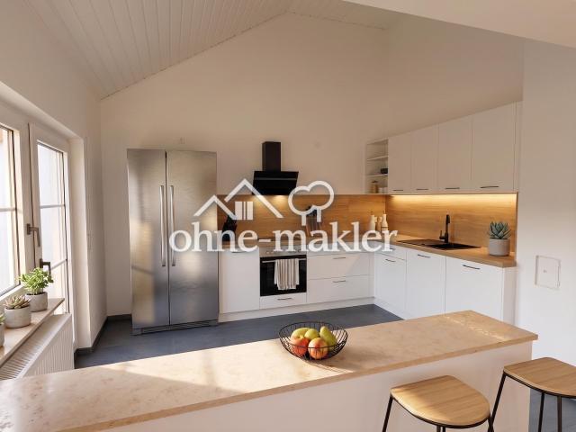 Frisch sanierte 2 Zimmer Wohnung mit Balkon, TG Stellplatz & Einbauküche am Erfurter Stadtrand