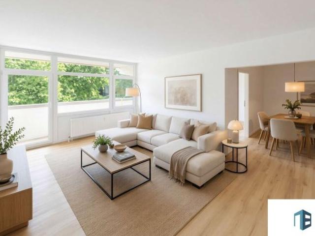 Frisch sanierte 2 Zimmer Wohnung mit Loggia und Tiefgaragenstellplatz in Mainz Marienborn