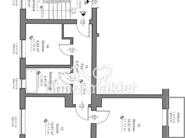 Frisch sanierte, moderne 2 Zimmerwohnung in Schwandorf Ettmannsdorf