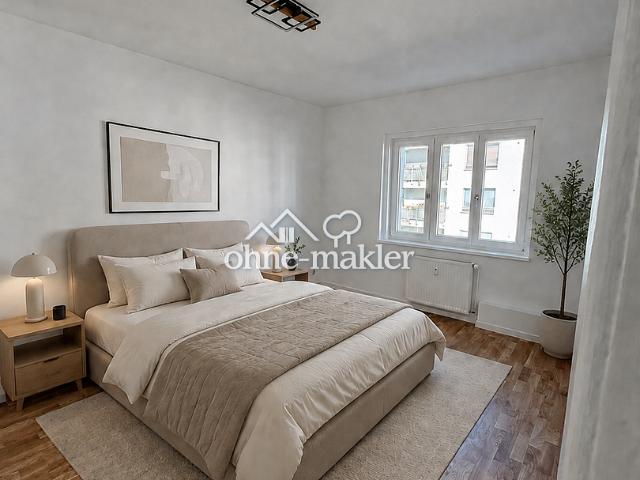 Frisch sanierte und freie 3 Zimmer Wohnung mit Eichenparkett in ruhiger grüner Lage Prenzlauer Berg