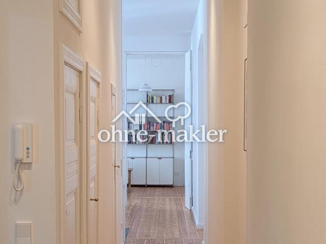 Frisch sanierte, voll möblierte 85 m² Altbauwohnung in Berlin Wilmersdorf ab sofort