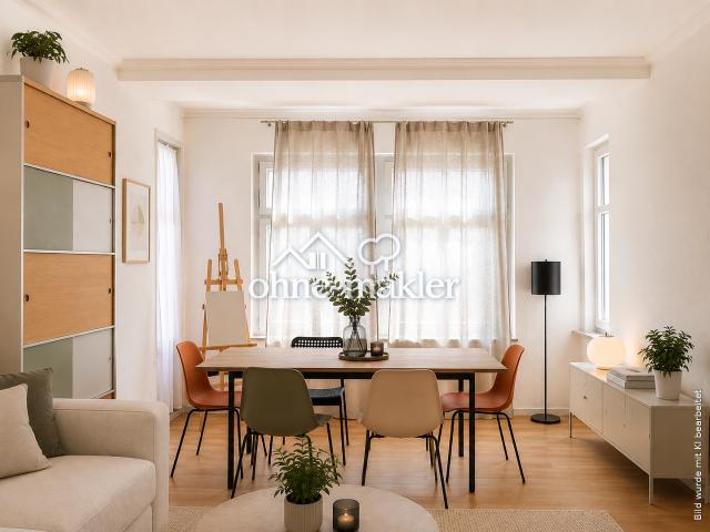 Frisch renoviert & sofort frei: 2,5 Zi. Altbauwohnung mit hohen Decken nahe Marienplatz