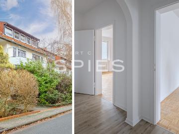 Frisch renoviert und bezugsfrei – 3 Zimmer Wohnung mit zwei Balkonen und Garage
