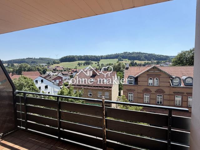 Frisch renovierte 4 Zimmer Wohnung mit Balkon und herrlichem Ausblick in Wald Michelbach