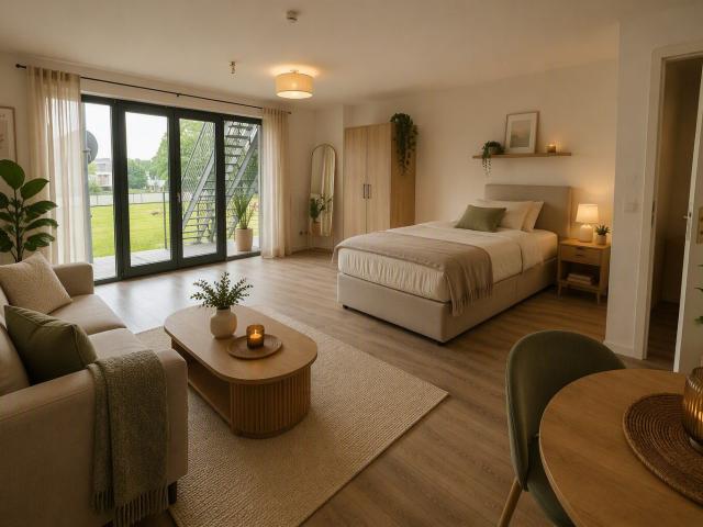 Frisch renovierte 1 Zimmer Wohnung mit WOW Effekt!