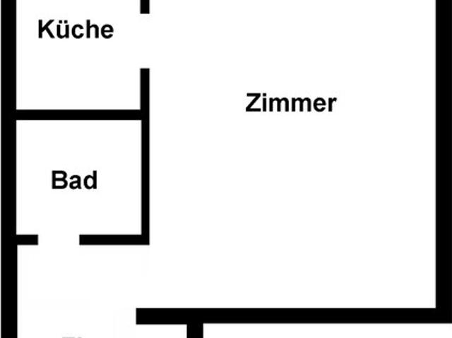 Frisch renovierte 1 Zimmer Wohnung