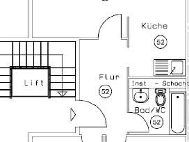 Frisch renovierte 2 Raum Wohnung mit Balkon und Einbauküche!
