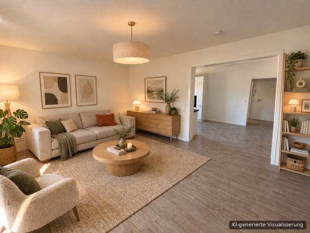 Frisch renovierte 2 Zimmer Wohnung für 1 2 Personen, Balkon, Einbauküche, ca. 61 m², Lünen Wethmar