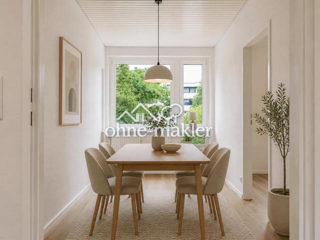 Frisch renovierte 3 Zi Whg in gepflegter Wohnanlage provisionsfrei!