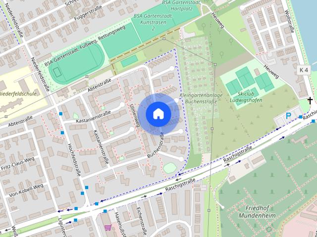 Frisch renovierte 3 Zimmer Wohnung in Ludwigshafen