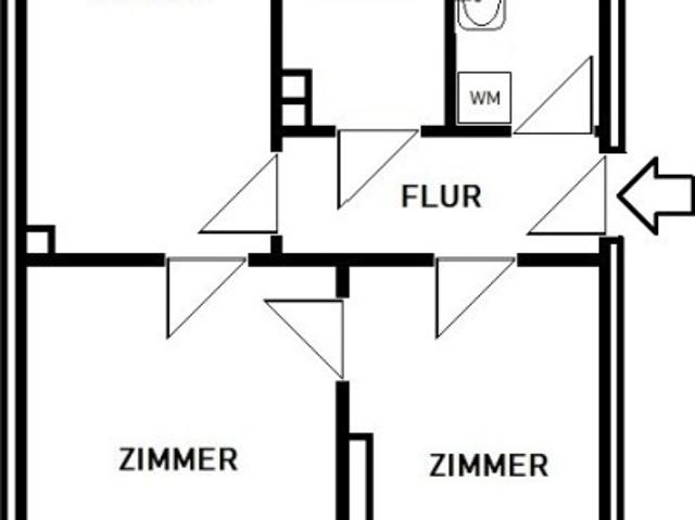 Frisch renovierte 3 Zimmer Wohnung zu vermieten