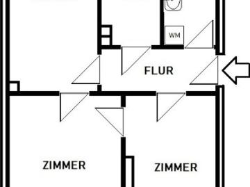 Frisch renovierte 3 Zimmer Wohnung zu vermieten