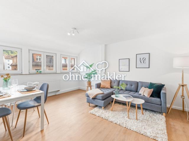 Frisch renovierte Dachgeschosswohnung mit Weitblick über Stuttgart – Lehenviertel, provisionsfrei