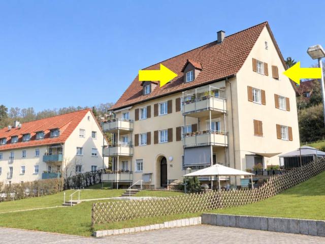 Frisch renovierte Dachgeschosswohnung