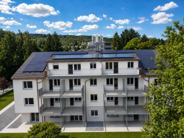 Frisch renovierte Dachwohnung nach umfassender Liegenschaftssanierung