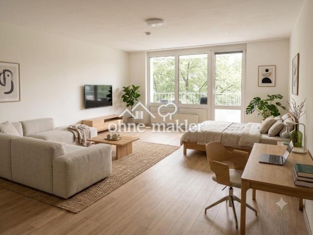 Frisch renoviertes Apartment in Bayreuth: Neue Japandi Küche, neues Bad & Balkon nahe Uni