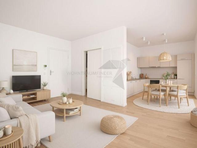 Sommerangebot + Erstbezug! Barrierefreie 1 Raum Wohnung mit Einbauküche und Terrasse