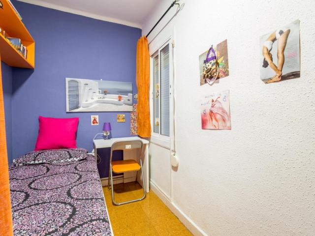 Fun single bedroom next to Facultat de Biblioteconomia i Documentació Universitat de Barcelona