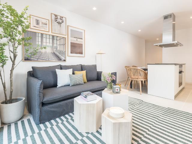 Functional apartment with private balcony