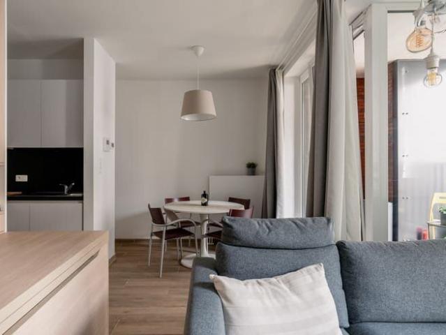 Functional studio with a terrace and a shared courtyard gard