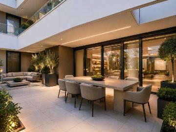 Fünf Zimmer Wohnung mit Lounge Terrasse und moderner Ausstattung