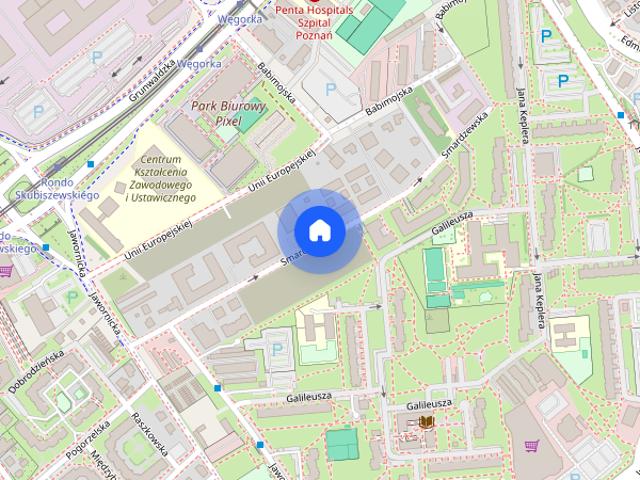 Funkcjonalna z miejscem parkingowym Grunwald dobry dojazd do Centrum