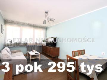 Funkcjonalne 3 pokojowe mieszkanie z balkonem w Lubinie