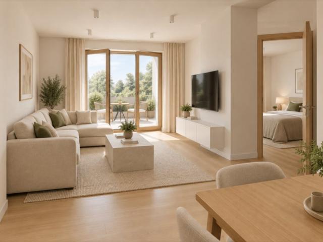 Funkcjonalne 2 pokojowe mieszkanie z ogrodem 41,48 m²
