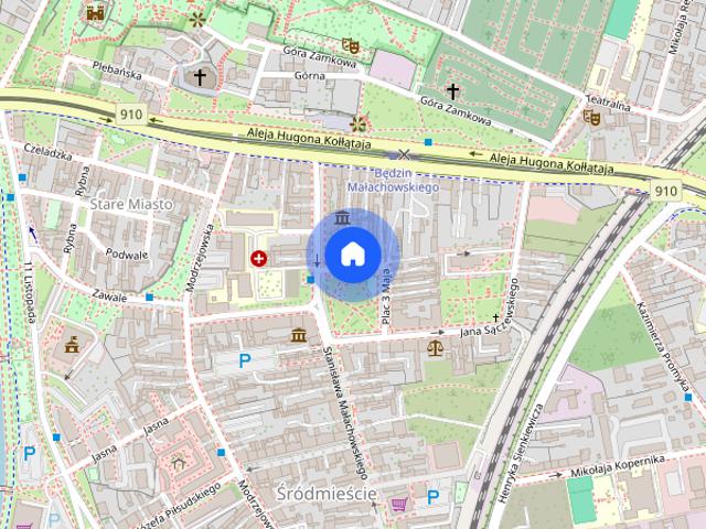 Funkcjonalne 2 pokoje Pl. 3 Maja 10, Centrum