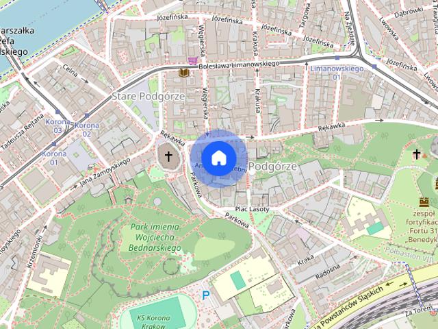 Funkcjonalne dwupokojowe mieszkanie 38m² Rynek Podgórski