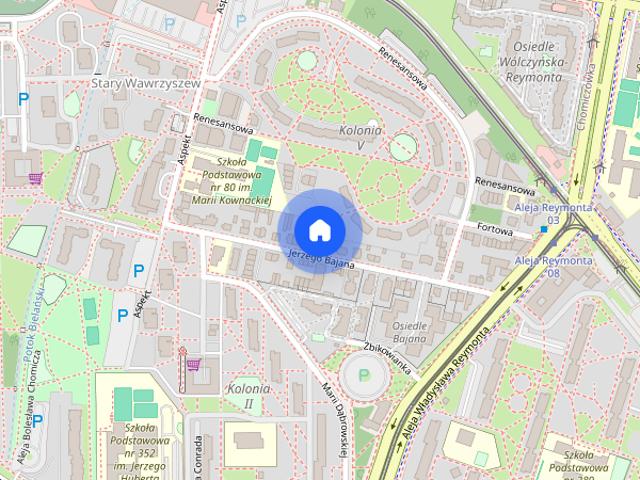 Funkcjonalne Studio Bajana/Reymonta | AWF, UKSW | Internet 1Gbit