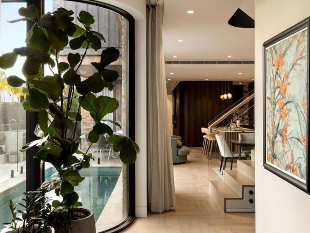 Full brick family oasis of architectural design and craftsmanship