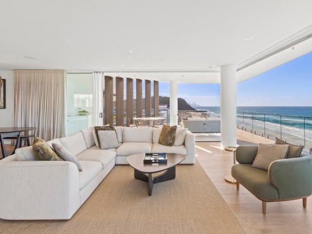 Full Floor Beachfront Penthouse with Exclusive Rooftop Retreat