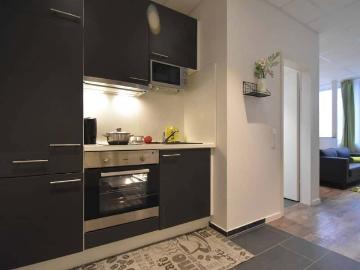 Fully equipped studio apartment for 2 persons, cosily furnished in Frankfurt Niederrad