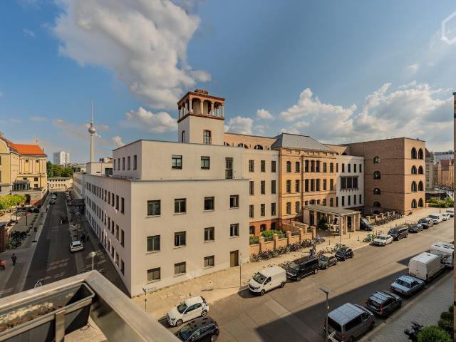 Fully Furnished 3 Room Apartment with Two Balconies in the Heart of Berlin, Berlin Amsterdam Apartments for Rent