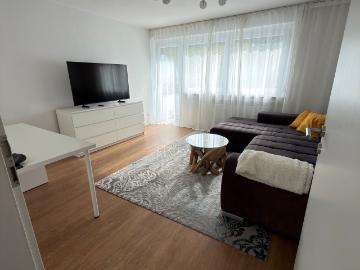 fully furnished 1 bedroom apartment in Stuttgart with parking and balcony, Stuttgart Amsterdam Apartments for Rent