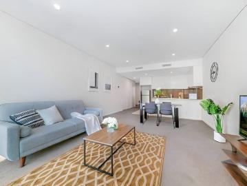Fully Furnished 2 Bedrooms with Room Size Study area and Huge Private Courtyard!