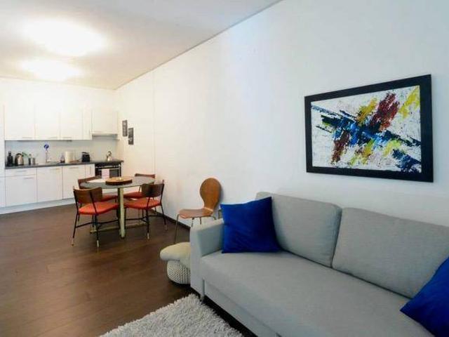 Fully furnished 2 room apartment with skyline views, 27th floor | short term from December