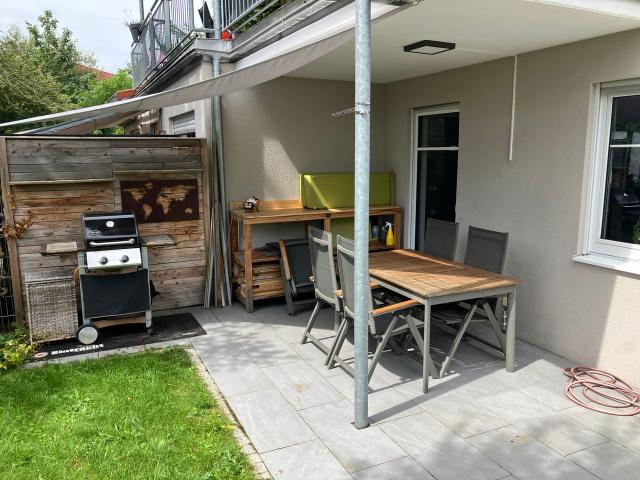 Fully furnished 2 room flat with large garden and sun deck, underground parking, Ingolstadt Amsterdam Apartments for Rent